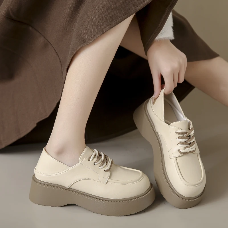 

Women's Leathe Loafers Shoes Casual Soft Memory Foam Comfortable Light-Weight Dress Shoes for Lady