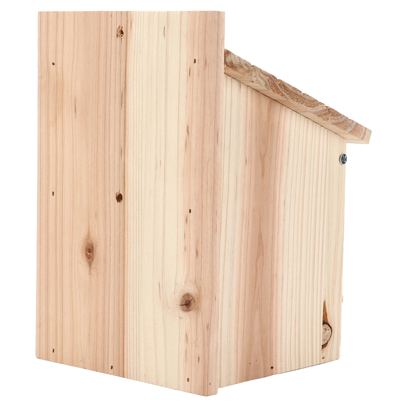 Outdoor Wooden Birdhouse Natural and Safe DIY Birdhouse Breeding Box Standing Rod bird house