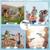 Cool No Manual Loading Required Water Gun Squirt Water Blaster Toy Without Charge Summer Swimming Pool Beach Fighting Play 13cm 6