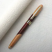 Hero wood Fountain Pen Classic Pen EF Extra Fine 0.38mm Smooth Financial Office Student Gift Ink Pen 1