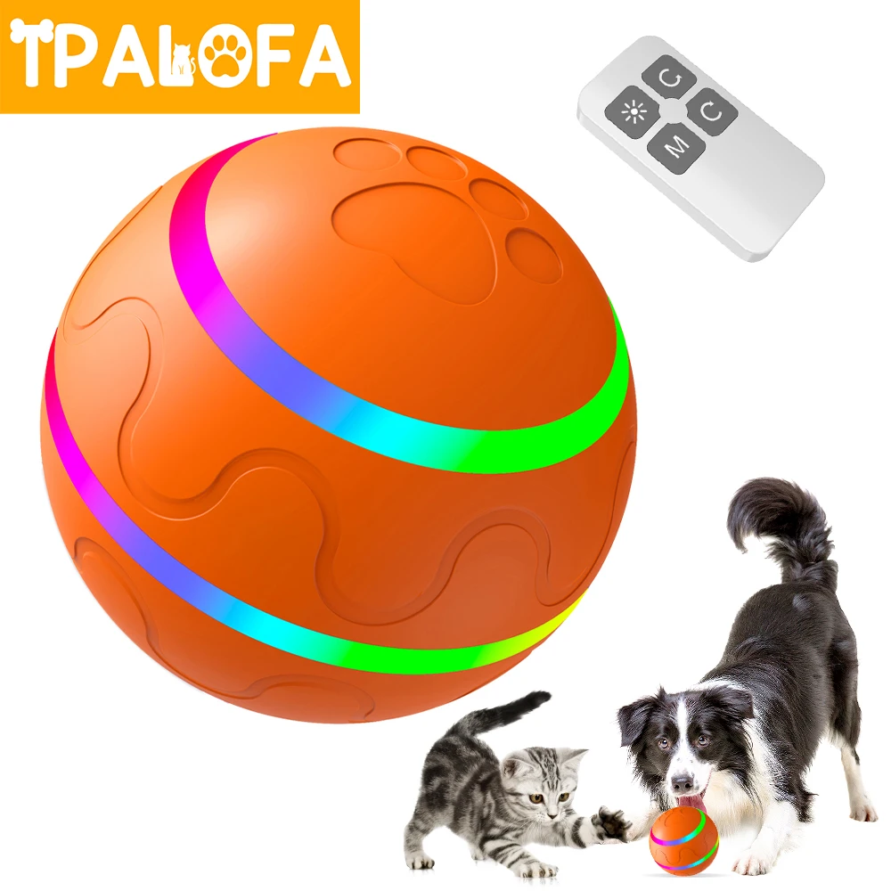 SmartElectricDogCatToyRechargeableAutomaticRotatingBallCat