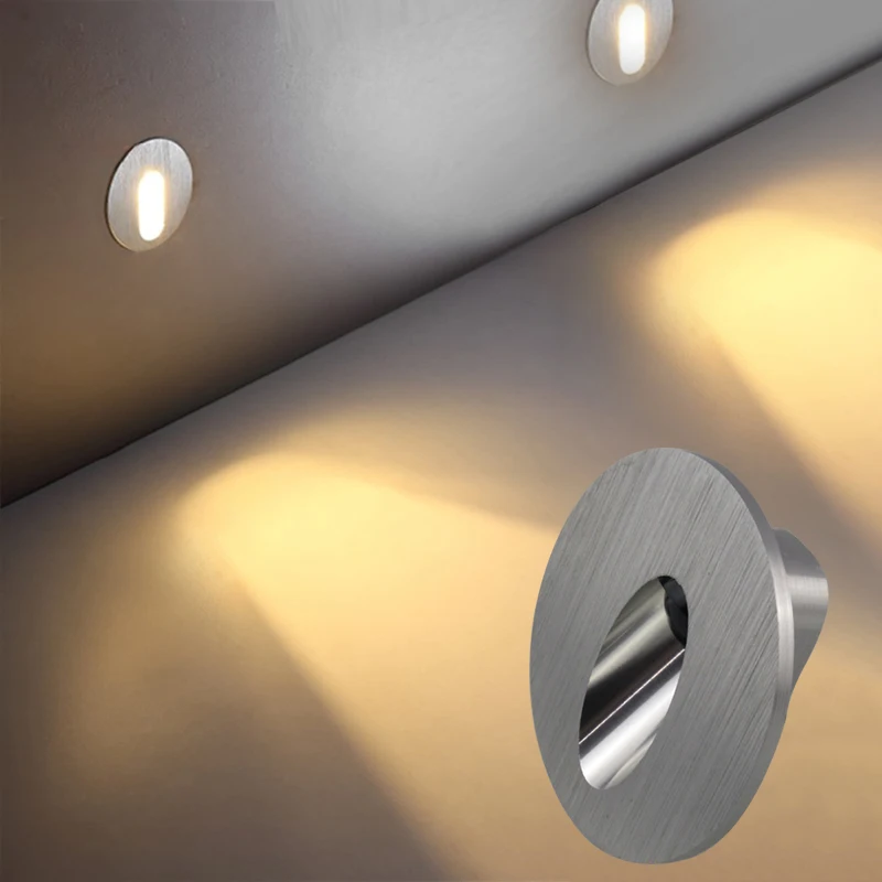 3W LED Wall Corner Light Fixture Step Sairs Stairway Lamp Blub Modern
