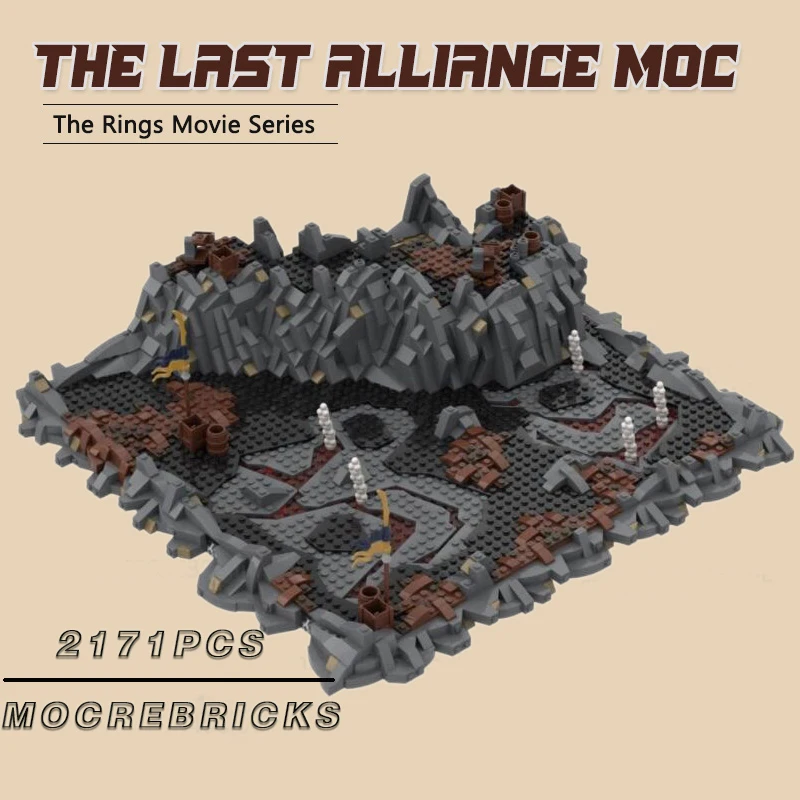 

Movie The Last Alliance Scene MOC Building Blocks DIY Creative Assembly Technology Bricks Display Model Toys Xmas Gifts