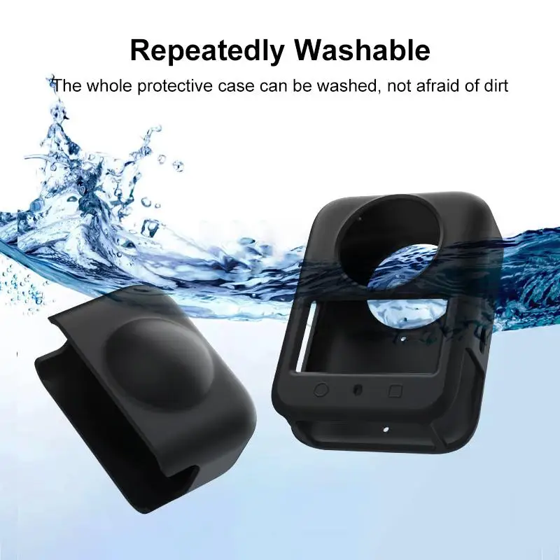 PULUZ for DJI Osmo 360 Silicone Body Protective Cover with Lens Cover