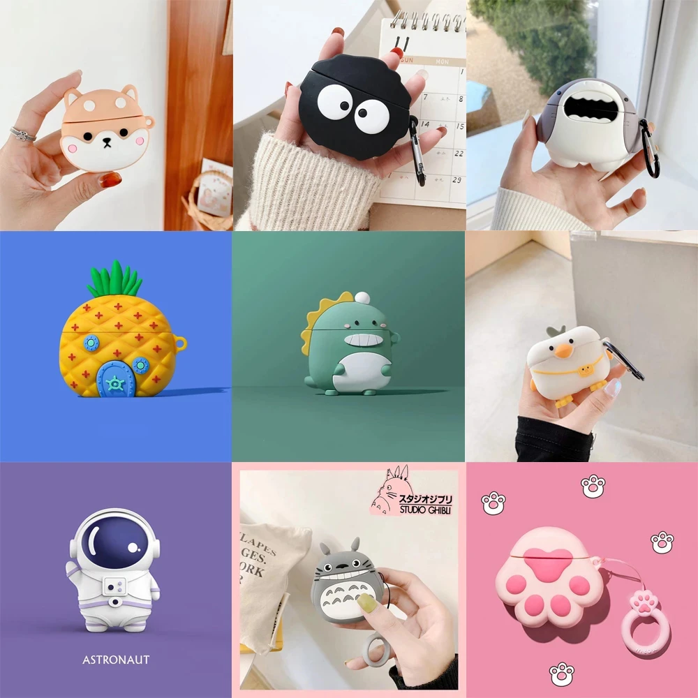 silicone-protective-cover-3d-cartoon-headset-case-for-realme-buds-air-3