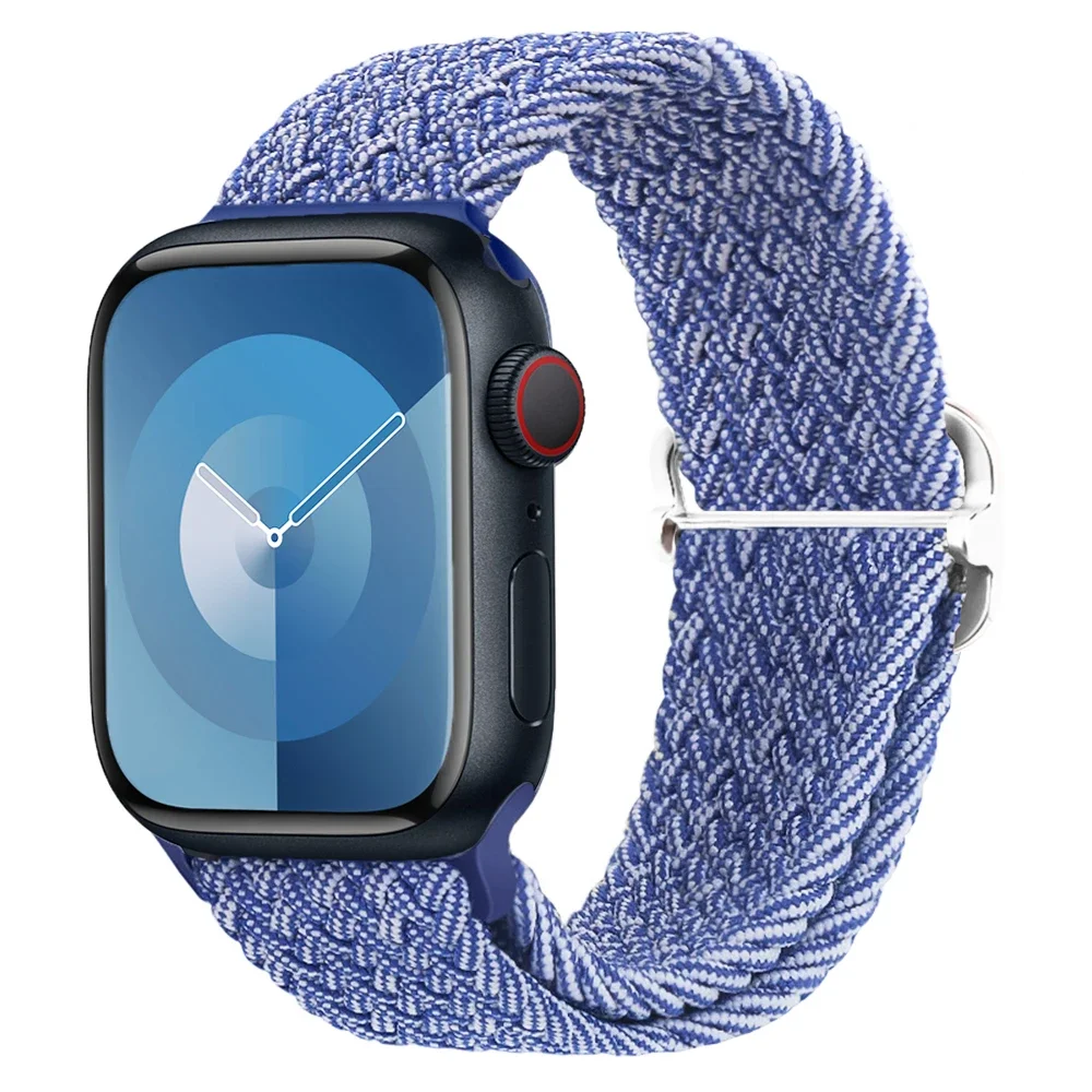 Braided Solo Loop Elastic Apple Watch Band Bracelet Strap