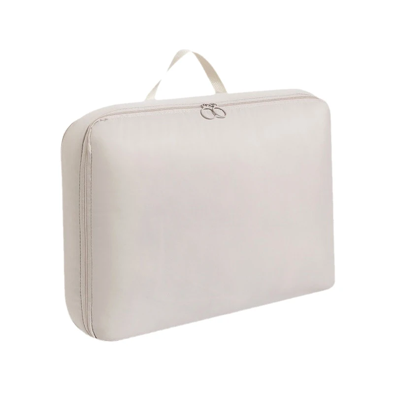 Polyester Down Jacket Storage Bag Large Capacity Foldable Puffer Jacket Storage Bag With Handle Compressed Travel Clothes Bag 5