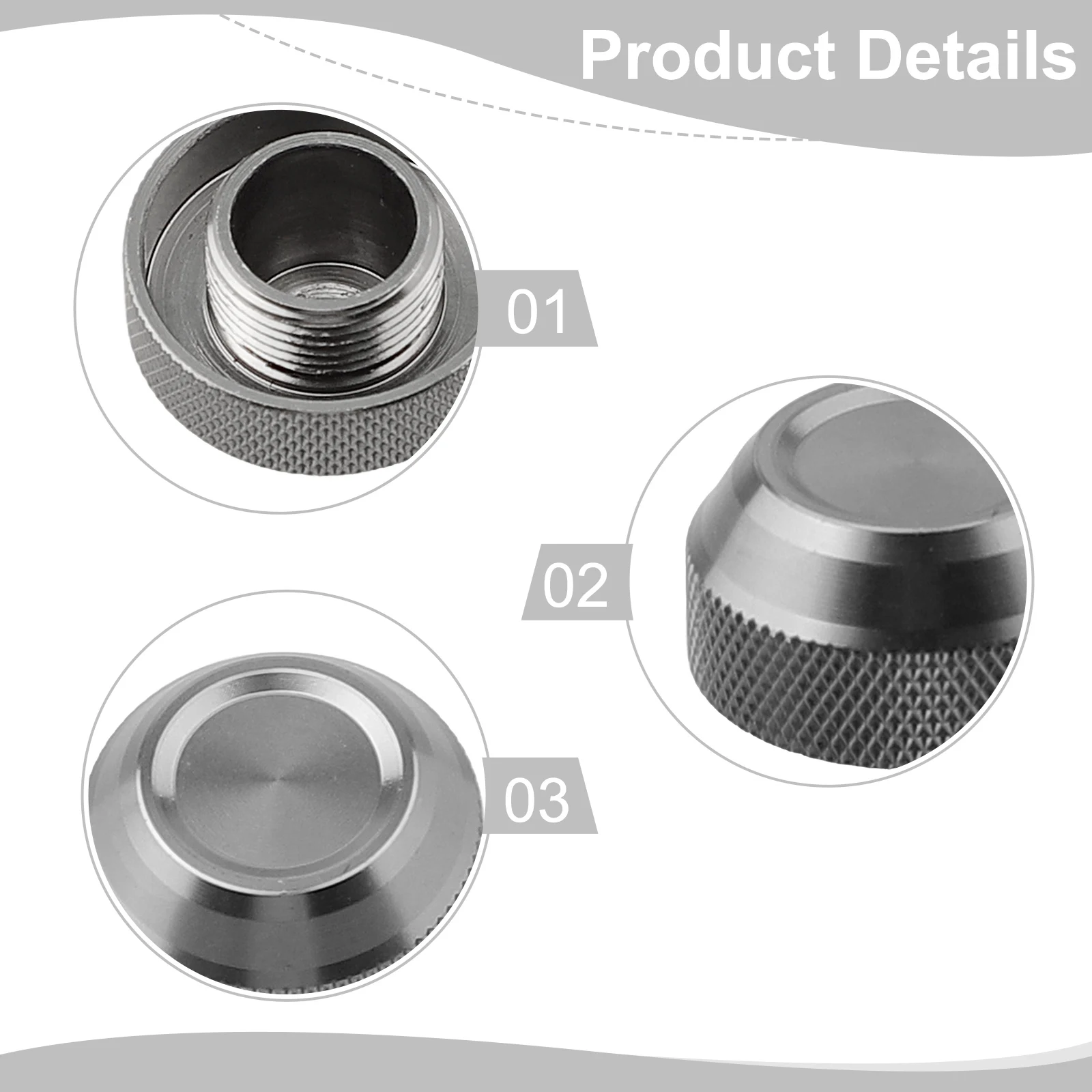 2 Poignées De Rechange Pour Moulinet De Pêche – Aluminium – Pièces Accessoires