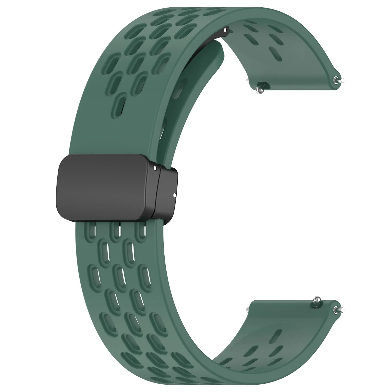 Breathable Silicone Strap with Magnetic Buckle Band