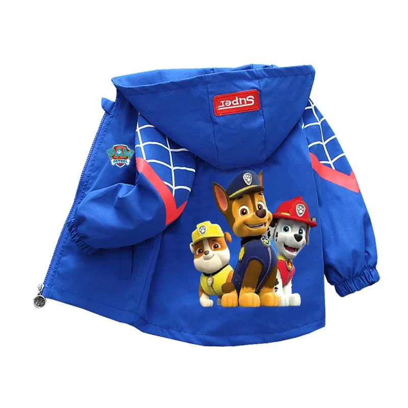 thumbnail image 1 of Chaquetas con capucha de la Patrulla Canina para niñas y niños, abrigos deportivos para primavera y otoño de 1 a 10 años, prendas de vestir exteriores con dibujos animados, ropa informal para niños 20, 1 of 5