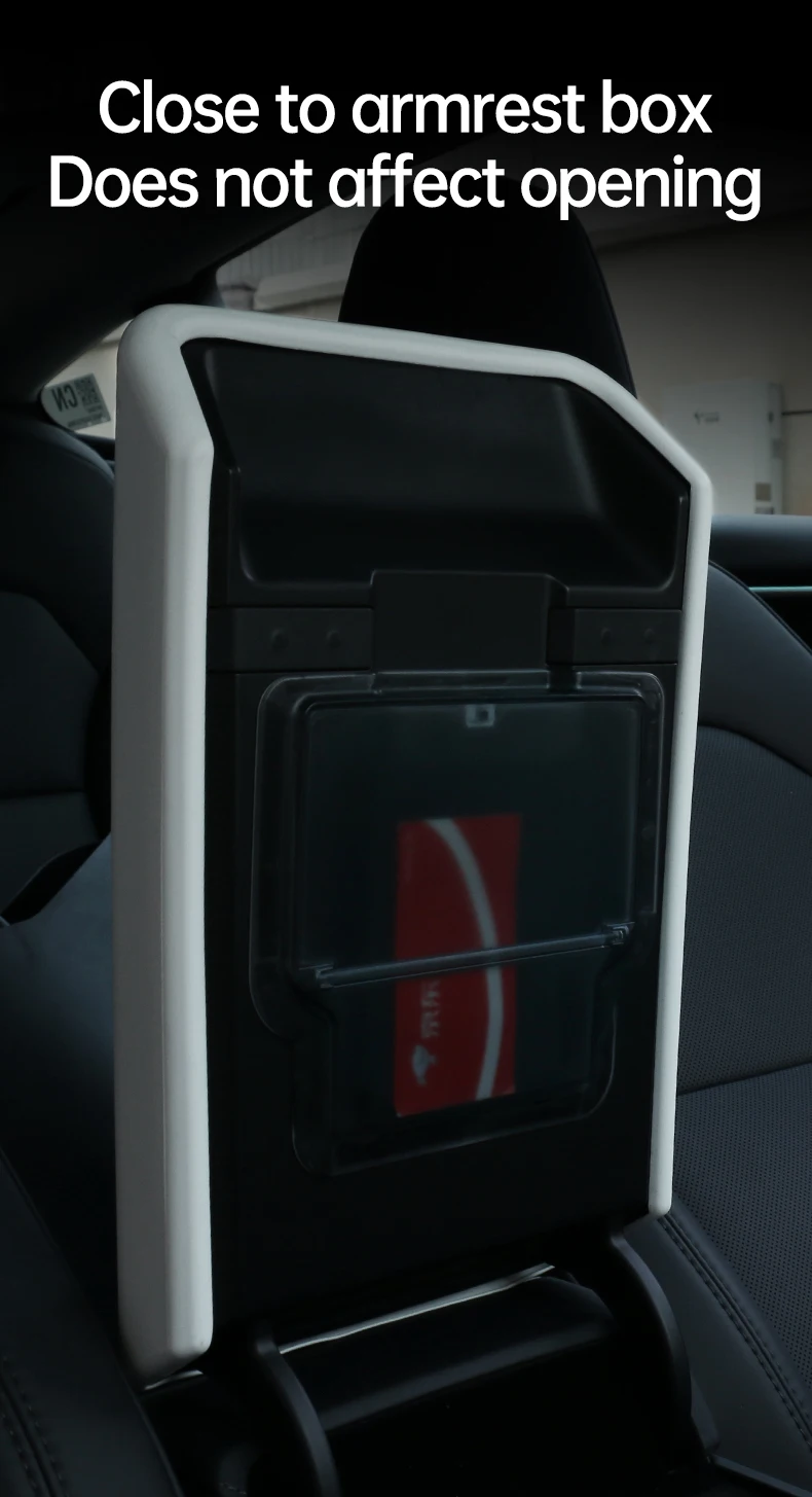 Mittelkonsolen-Armlehnenabdeckung für Tesla Model Y Juniper 2025 2026 für Tesla Model 3 Highland 2024 2025 2026 Zubehör Rutschfest – Detail 7