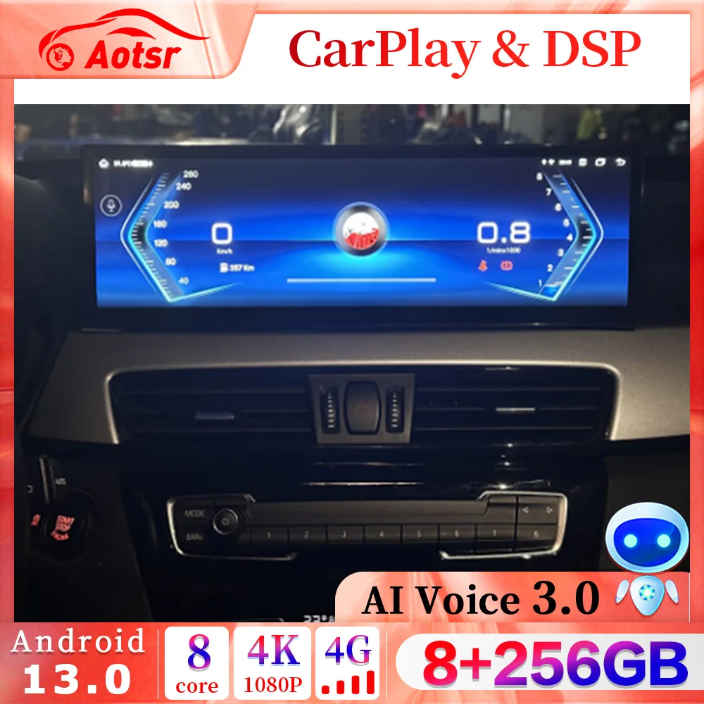 

14.9" 4K QLED Screen Android 13.0 AutoRadio For BMW X1 F48 F49 2016-2022 Car Radio Multimedia Player GPS Stereo WIFI Head Unit