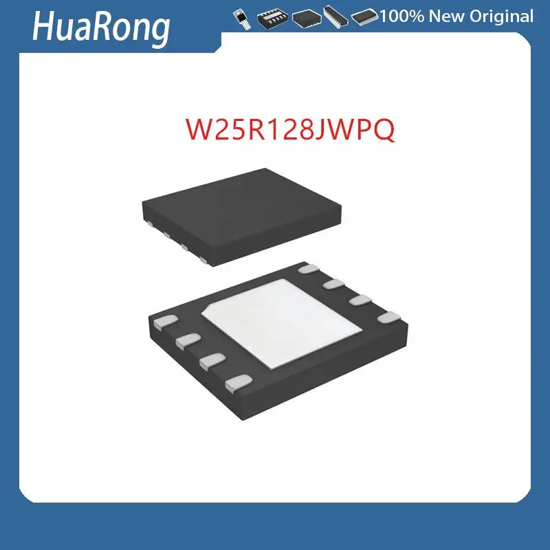 

2 шт./партия W25R128JWPQ W25R128JWIPQ 25R128JWPQ IC25LP128-QKLE 25LP128 QFN8