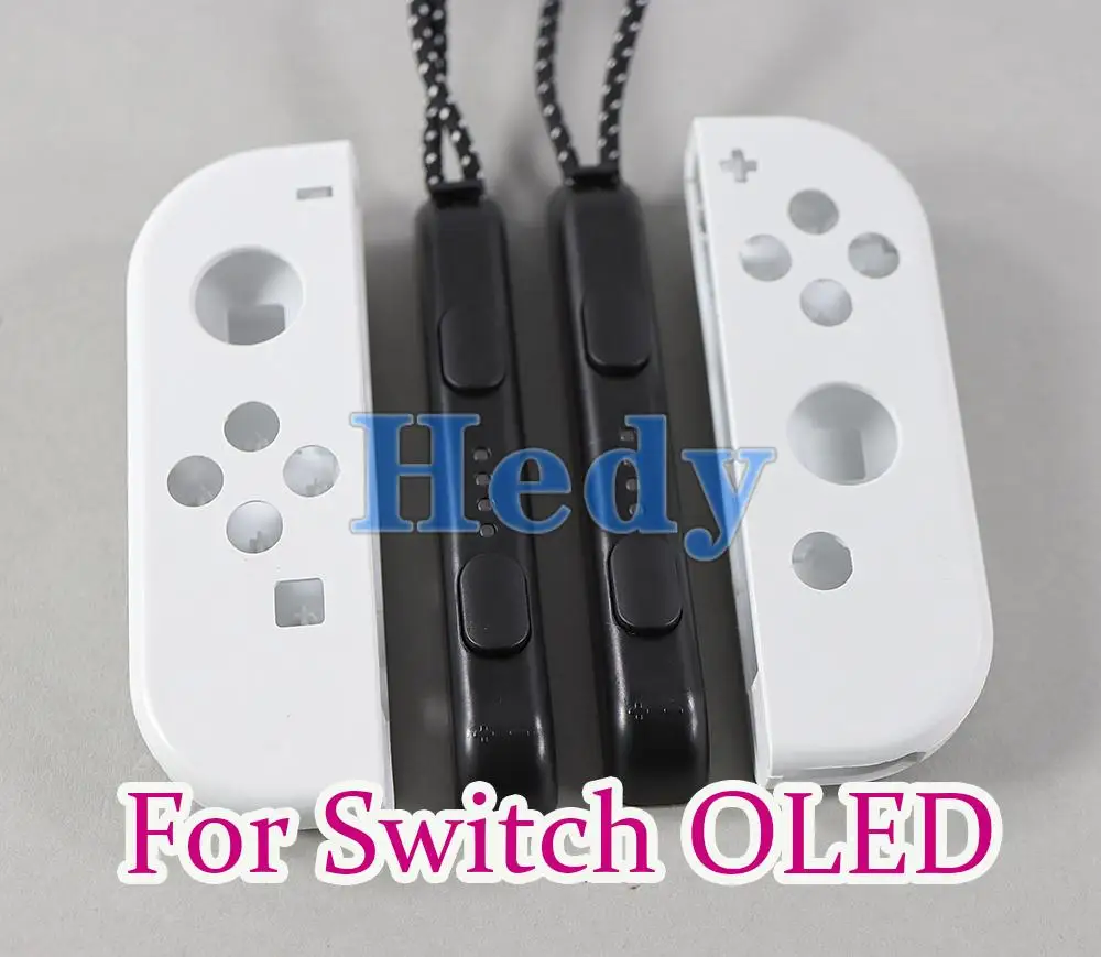 Nintendo Switch用の交換用ケース,黒,白,交換用,ハンドル付き,1セット