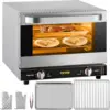 Convection Oven, 21L/19Qt, Quarter-Size Conventional Oven  , 1440W 3-Tier Toaster w/Front Glass Door, 1