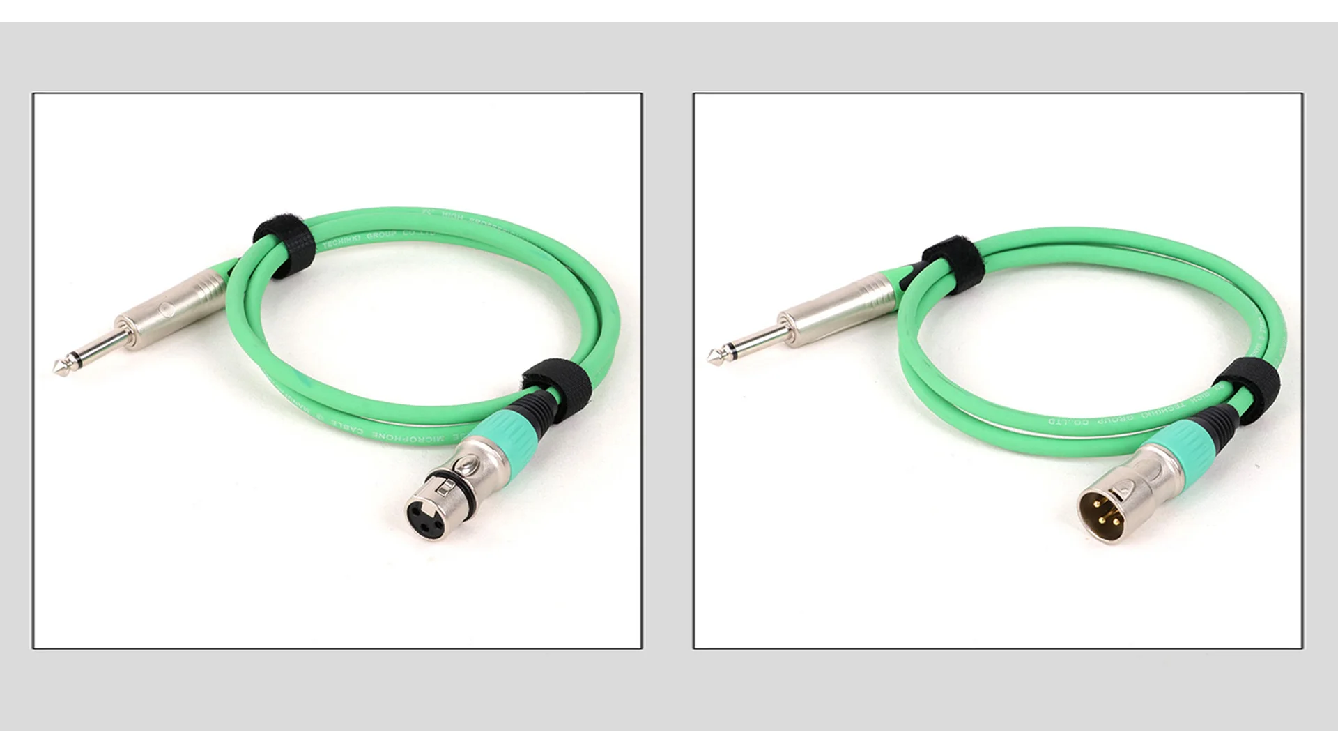 GuerGuo 1PC mehrfarbiges 6,35 mm (1/4 Zoll) Mono TS-Stecker auf Stecker/Buchse 3Pin XLR OFC Audio geflochtenes abgeschirmtes Kabel 0,3M-15M – Detail 7