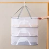 70cm Drying Net 3layer Hanging Clothes Drying Nets for Fruit Herbs Foods Dryer Cage Breathable Storage Rack Cleaning Dry Tools 1