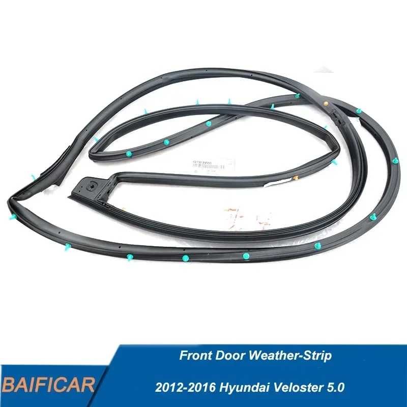 Car Roof Seal Strips Baificar Genuine Front Door Weather-Strip 82130-2V000 82140-2V000 83140-2V000 For 2012-Hyundai Veloster 5.0