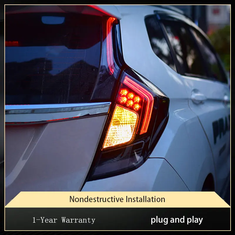 

Taillight For Honda Fit GK5 2014-2020 DRL Automotive Signal Lamp Accessories Assembly Upgrade DRL Rear Lamp Accessories