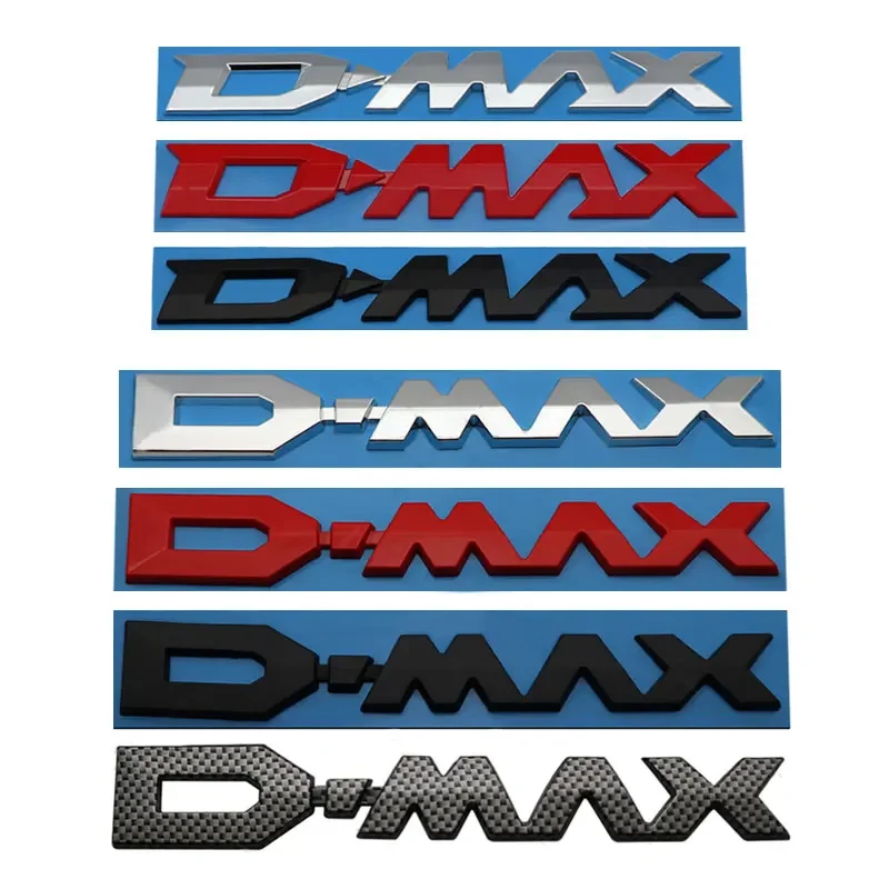 ISUZU D-MAX MU-X JIM 프론트 후드 로고 용 DMAX 편지 배지 자동차 스티커 액세서리 새 오래된 엠블럼 픽업 트렁크 라벨