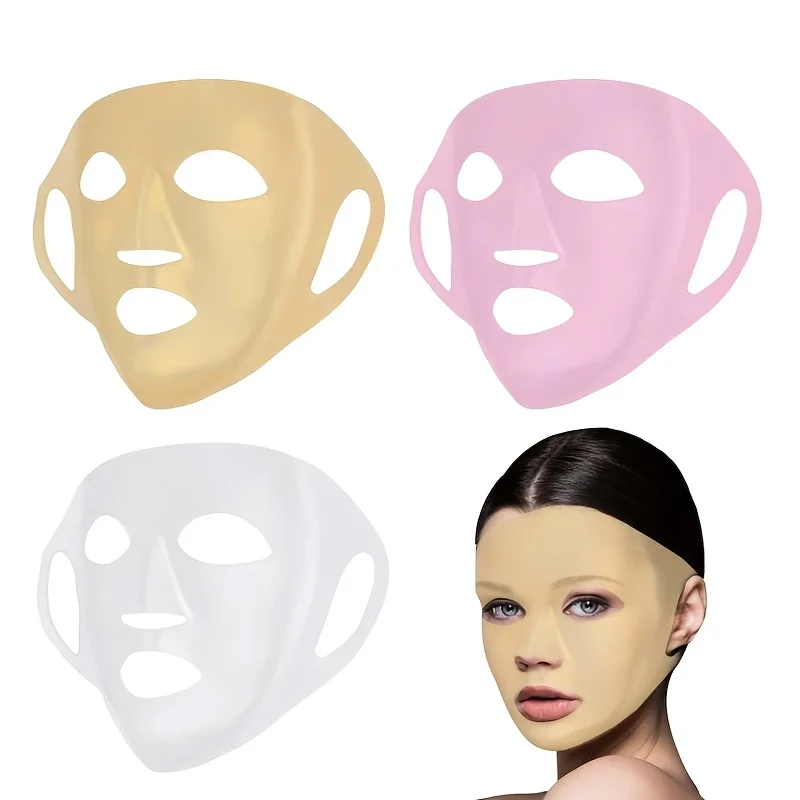 Silicone Moisturizing Face Mask Cover - Reusable, Hydrating, Anti-Evaporation