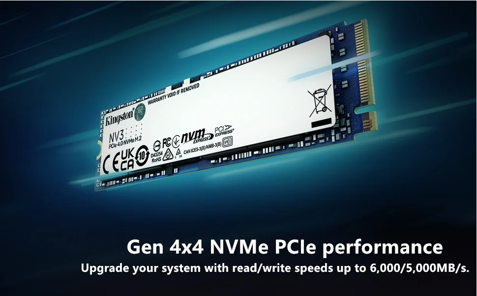 2個Kingston NV3 PCIe 4.0 NVMe M.2 SSD 1TB kingston_snv3s_1000g_1tb_nv3_m