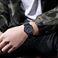 2023 Fashion Men Watches Luxury Brand Fashion Mens Quartz Watch Luminous Hands Male Clock Big Dial Waterproof Man Wristwatch 3