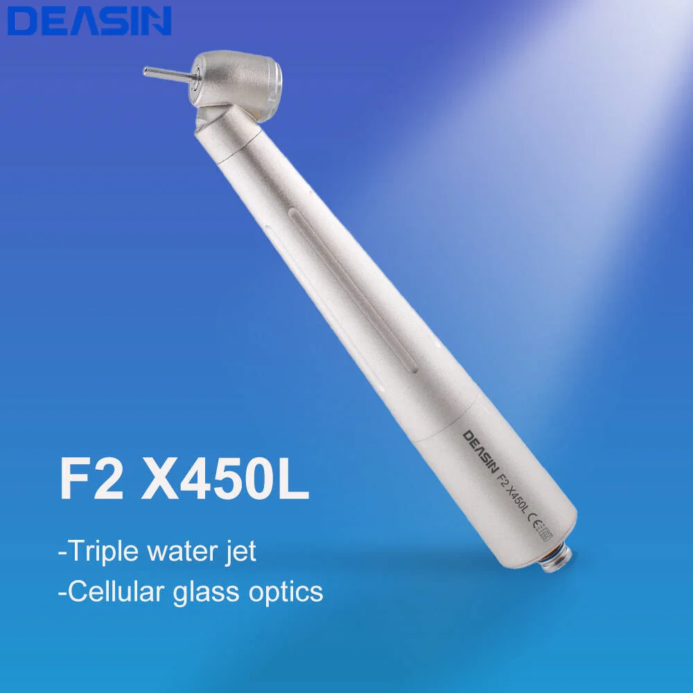 DEASIN F2 X450L Dental Optic LED Hochgeschwindigkeits-OP-Handstück mit NSK-Kupplung für Zahnarztbedarf