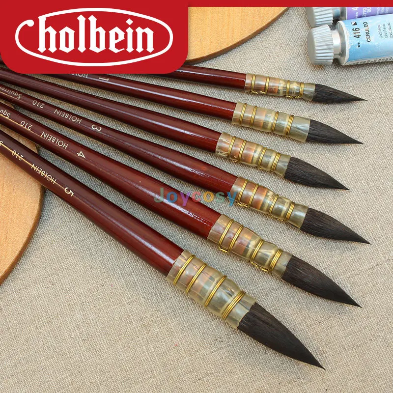 Holbein Series 210 Artist Squirrel Hair Natural Quill Watercolor Brush