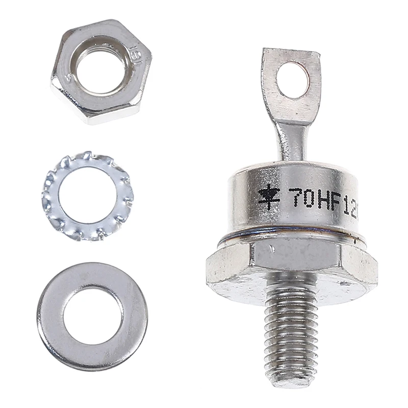 

1 Pcs 70HF120 70HFR12070A 1200V High Power Rectifier Metal Stud Type Rectifier Diodes Accessories