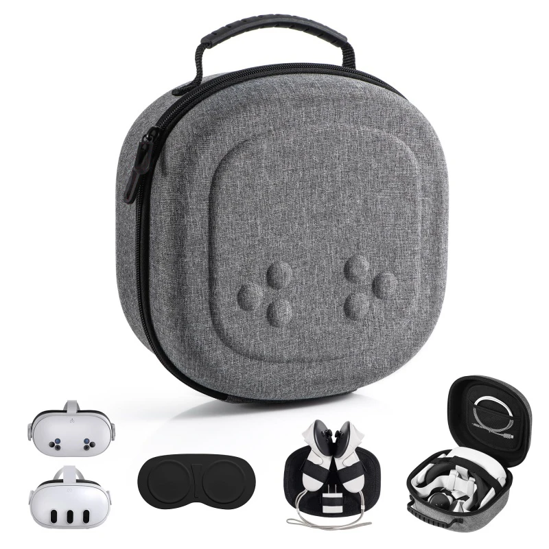 Portable Hard Carrying Case for VR Headset and Accessories