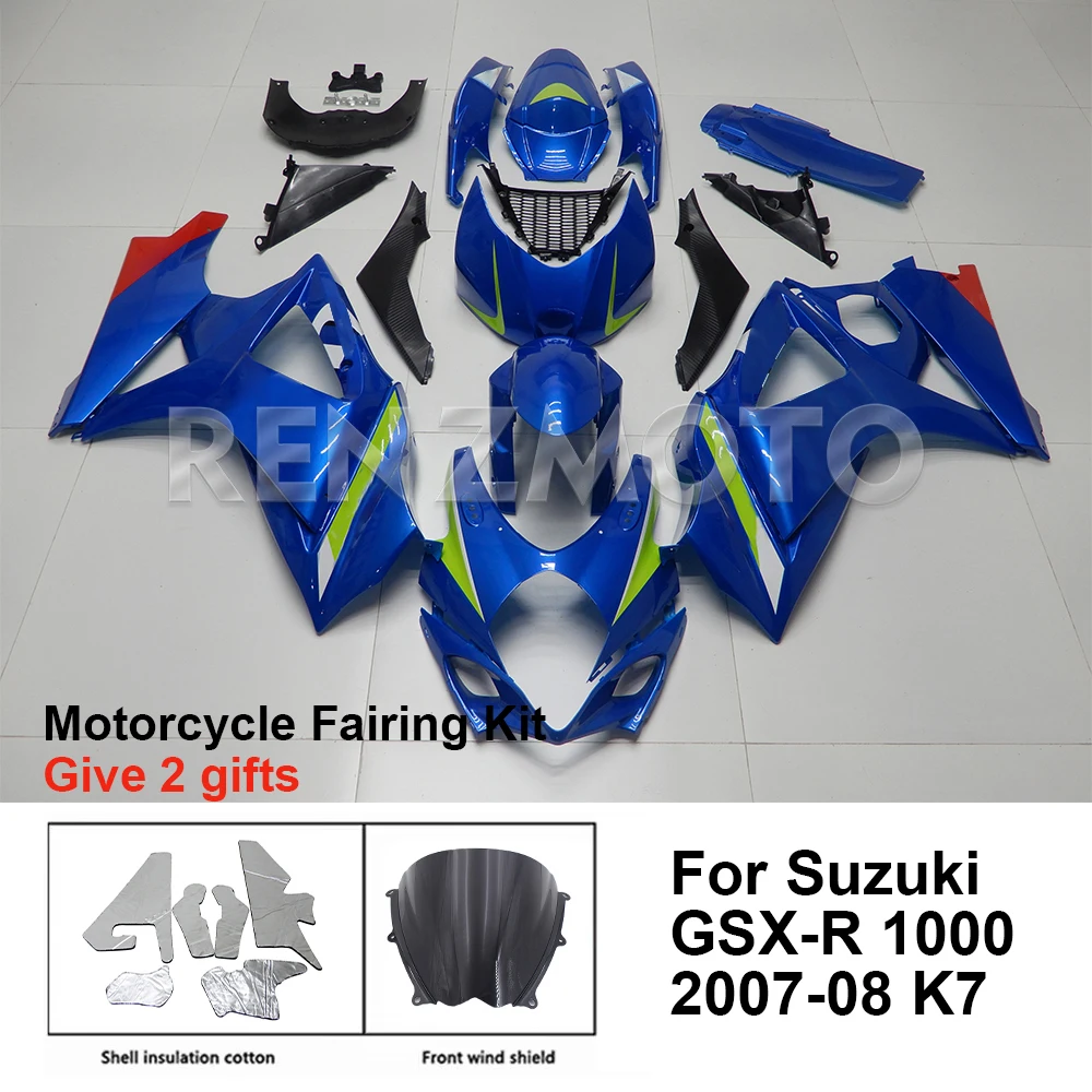 

Motorcycle Fairing Set Body Kit Plastic For Suzuki GSXR GSX-R 1000 2007-08 K7 Accessories Injection Bodywork S1007-127a