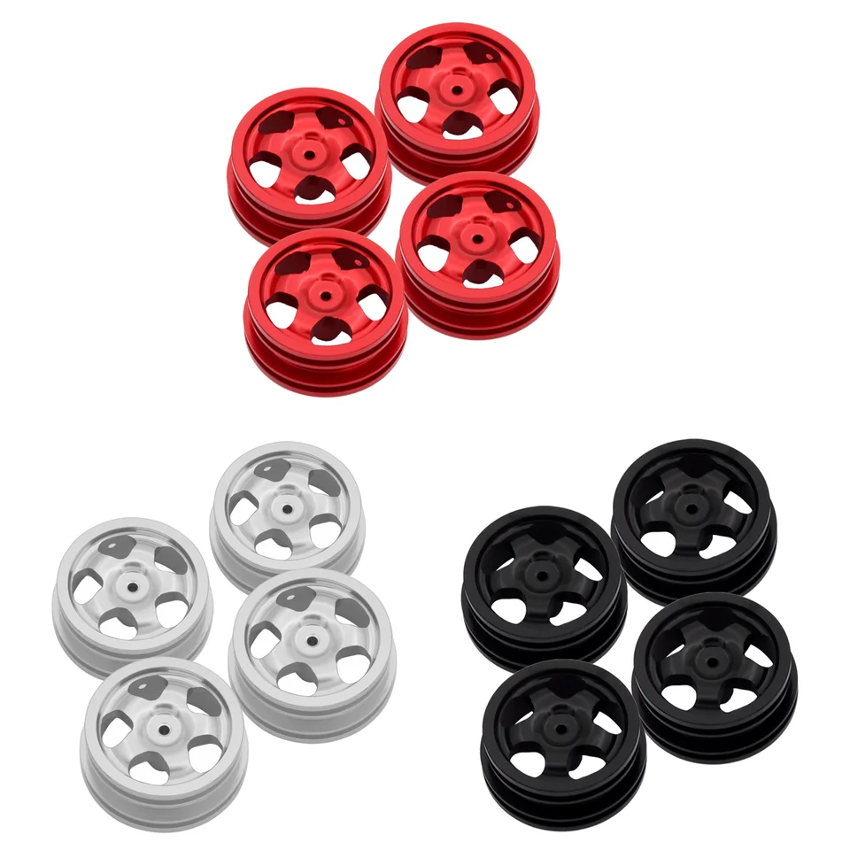 Moyeu De Roue RC En Aluminium - Diamètre 34 Mm, Pour Modèles WPL - Lot De 8 Pièces Avec Vis Et écrous