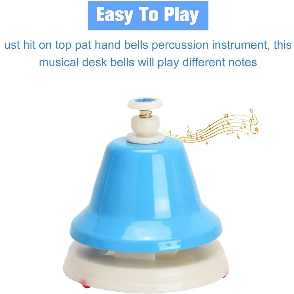 Percussion Musical Instrument Educational Color Bell Toys Kids Cognition Eight-Tone Toys Development Music Audit P7U9