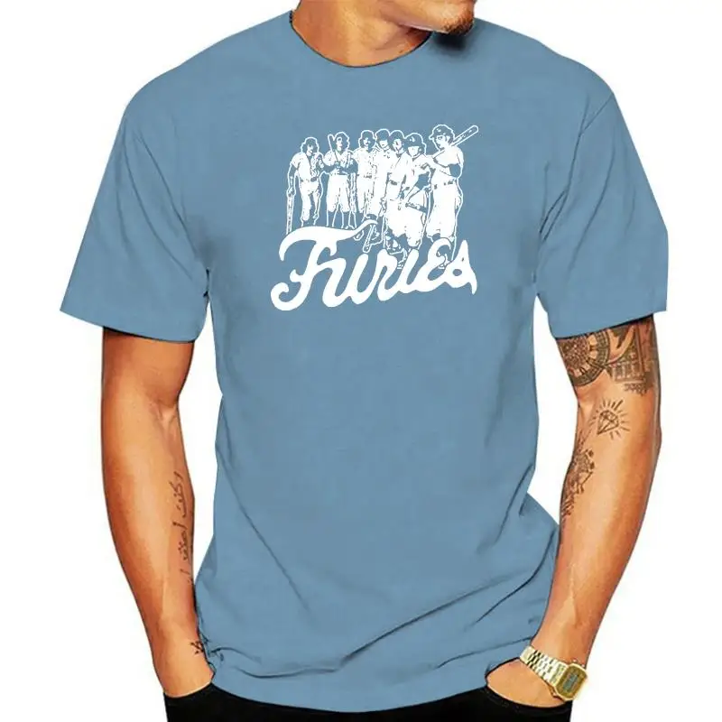 New Baseball Furies Logo Vintage Shirt Black White Tshirt Men'S Spedizione Gratuita 2022 Unisex Tee