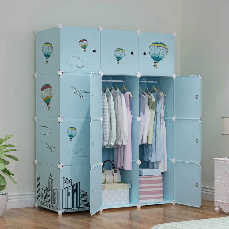 Girl Child Cabinet Closet Kids Children's Playful Organizer Wardrobes Furniture Wardrobe Montessori kinderschrank Baby Room