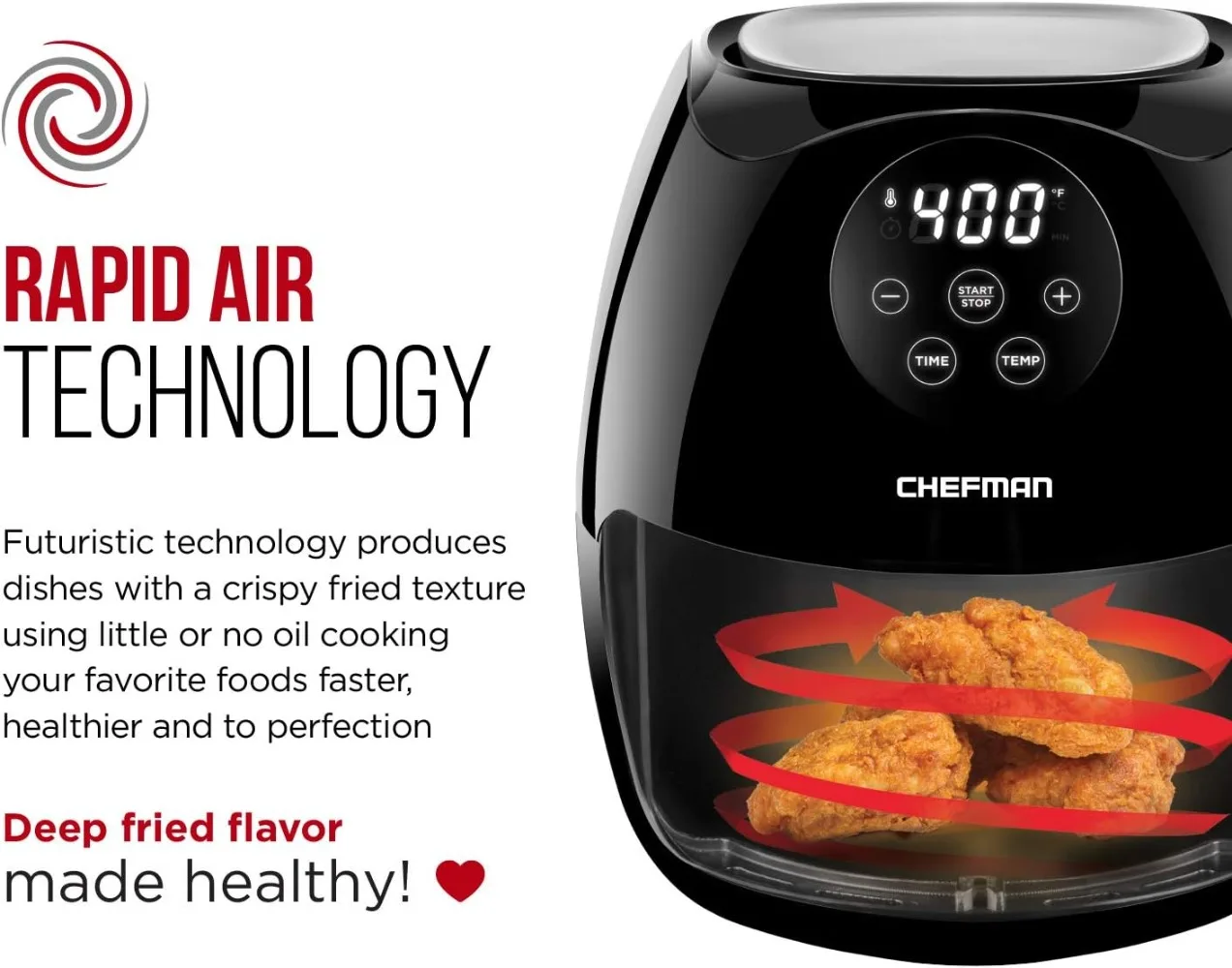 Chefman 5 Quart Digital Air Fryer 