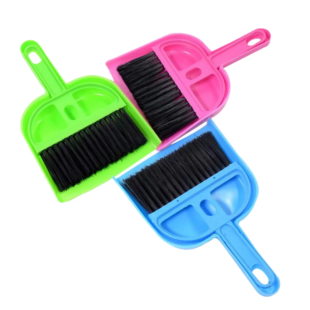

Brush Pet Cage Cleaning Tool Cleaner Animal Waste Student Supplies Mini Dustpan and