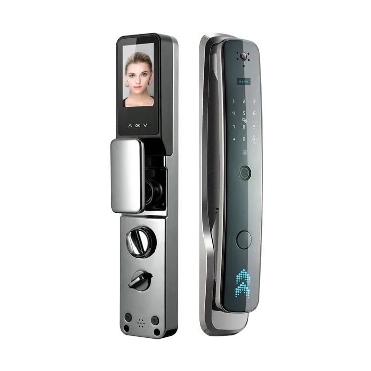 

Tuya smart Usmart Go Digital Electronic Door Lock Fingerprint Touch Password Keyless Doorlock camera
