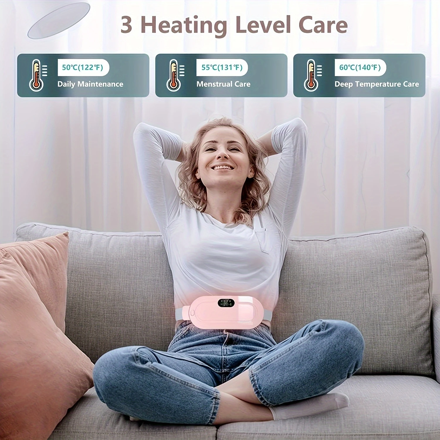 Women's Heating Pad with Massage & Charging-Multi-Functional Essentials