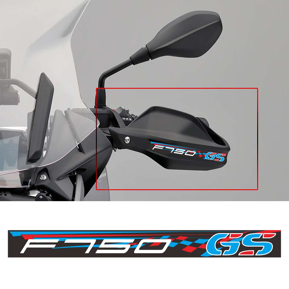 For BMW F750GS F750 GS Motorcycle Sticker Wind Deflector Shield Hand Grip Handle Guards Handguard Decal