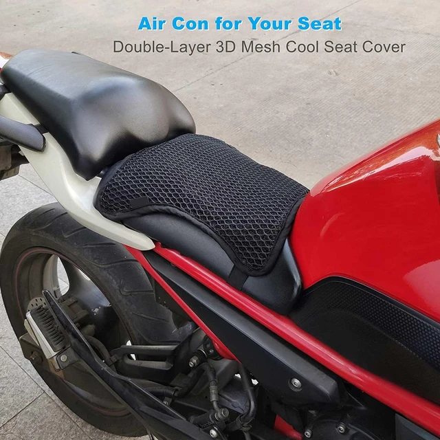 Long 3D Mesh Motorcycle Seat Cushion