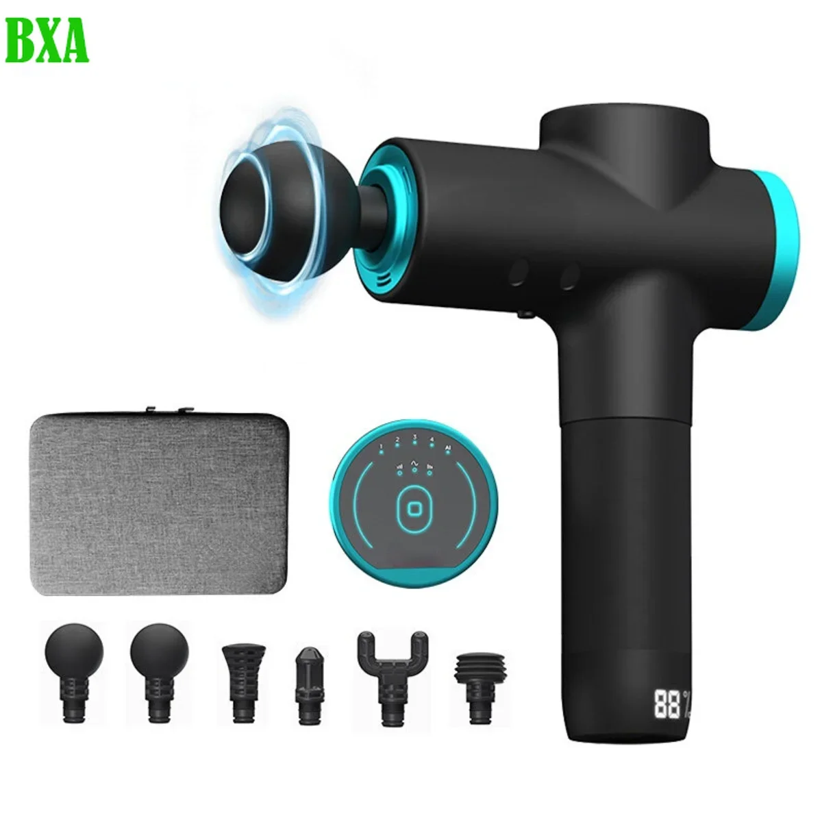 New M2B LCD Display Massage Gun Professional Deep Muscle Massager Pain Relief Body Relaxation Fascial Gun Fitness