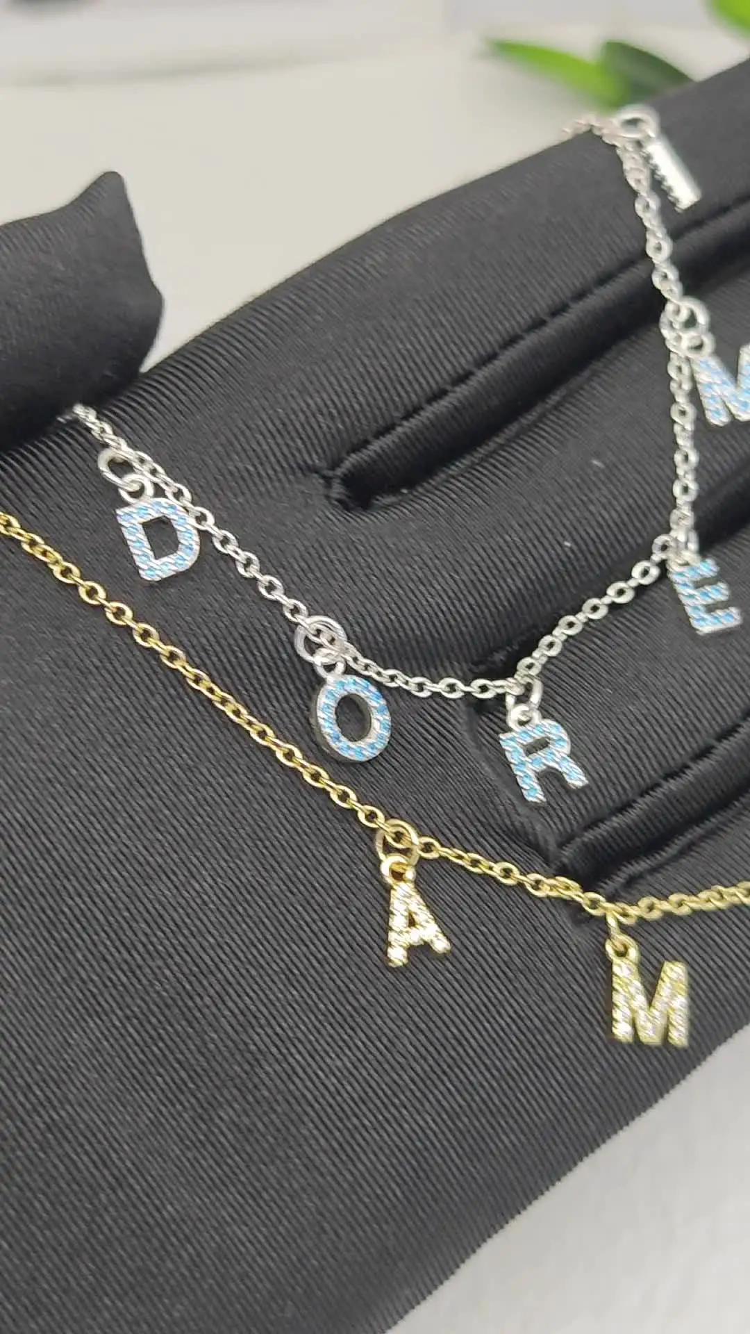 DOREMI персонализированное ожерелье с бриллиантовым именем многоназвание семейные