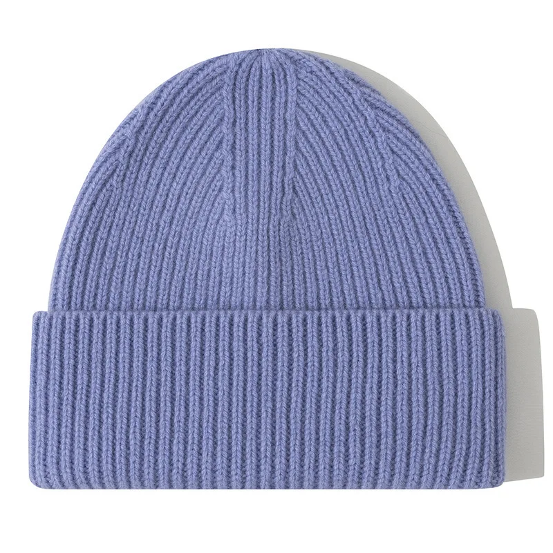 100% Merino Wool Winter Beanie Unisex Soft Knit Hat