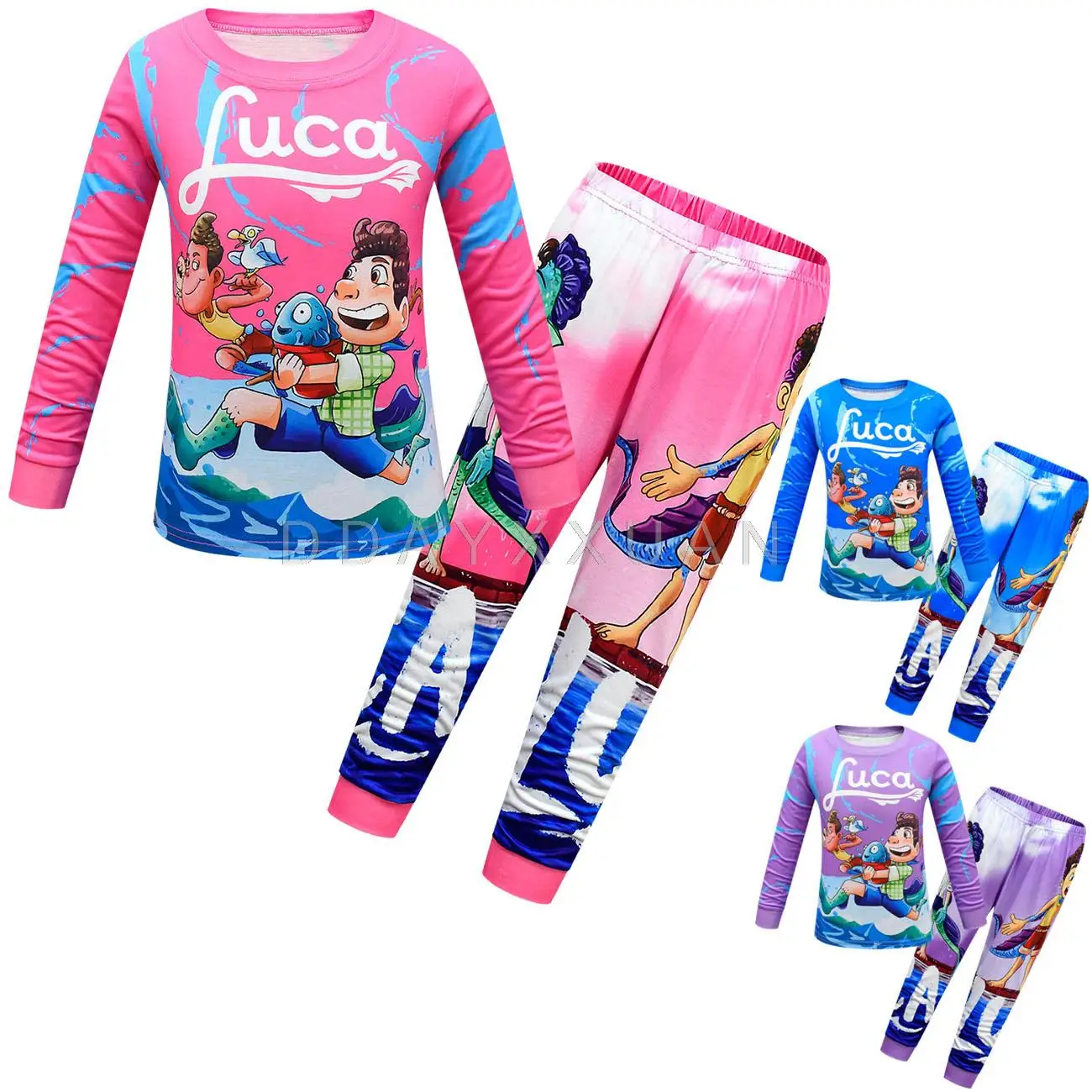 Новый комплект детской одежды зимняя хлопковая одежда Disney Luca для маленьких