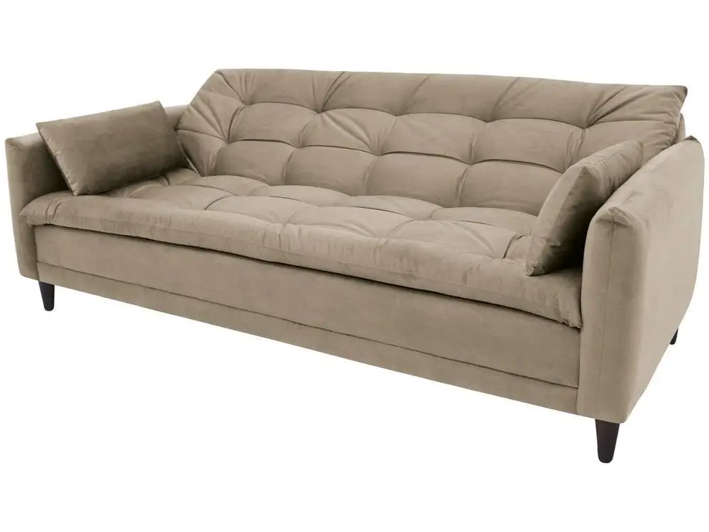 Sofá-cama Casal 3 Lugares Reclinável Suede Linoforte Estela 6