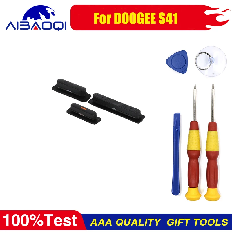 

For DOOGEE S41 S41 Pro Phone Power on/off+ Volume Button Key up/down Button Button Key Perfect Replacement Parts Free Tools