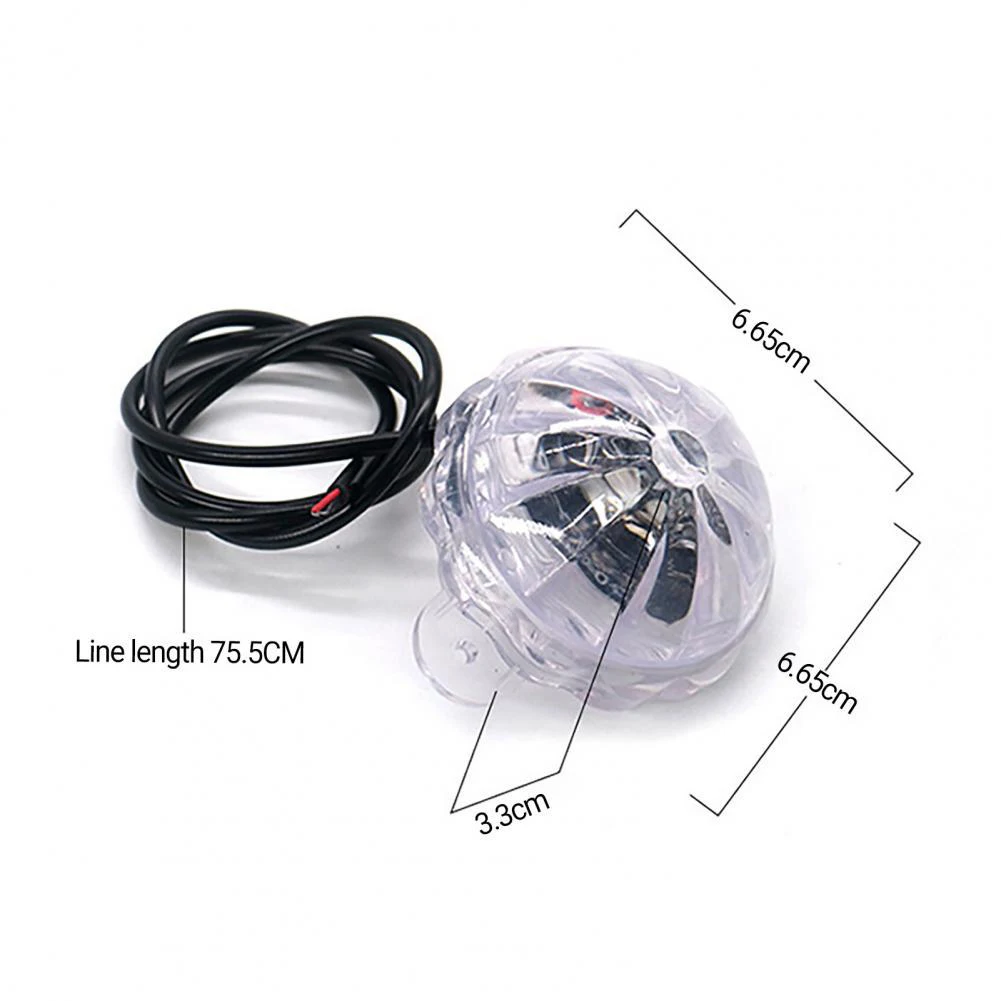 12V Motor Light Motorbike Flash Strobe Light RGB Atmosphere Lamp LED Motorcycle Lighting