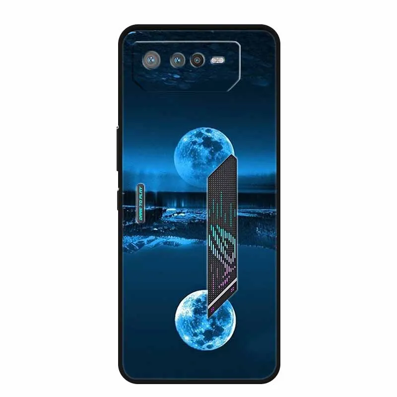 Fashion Soft TPU Silicone Back Case for Asus ROG Phone - Trendy Protective Phone Cover Bumper